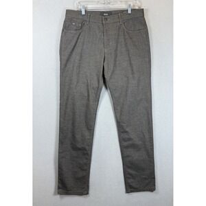 Brax Feel Good Men's Sz 34x33 Gray Stone Cooper Fancy Regular Fit Chino Pants‎
